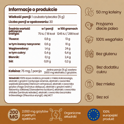 SparkUp™ - Specjalna kawa z grzybami /30 porcji/