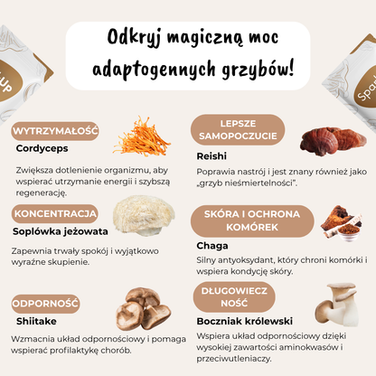 SparkUp™ - Specjalna kawa z grzybami /30 porcji/